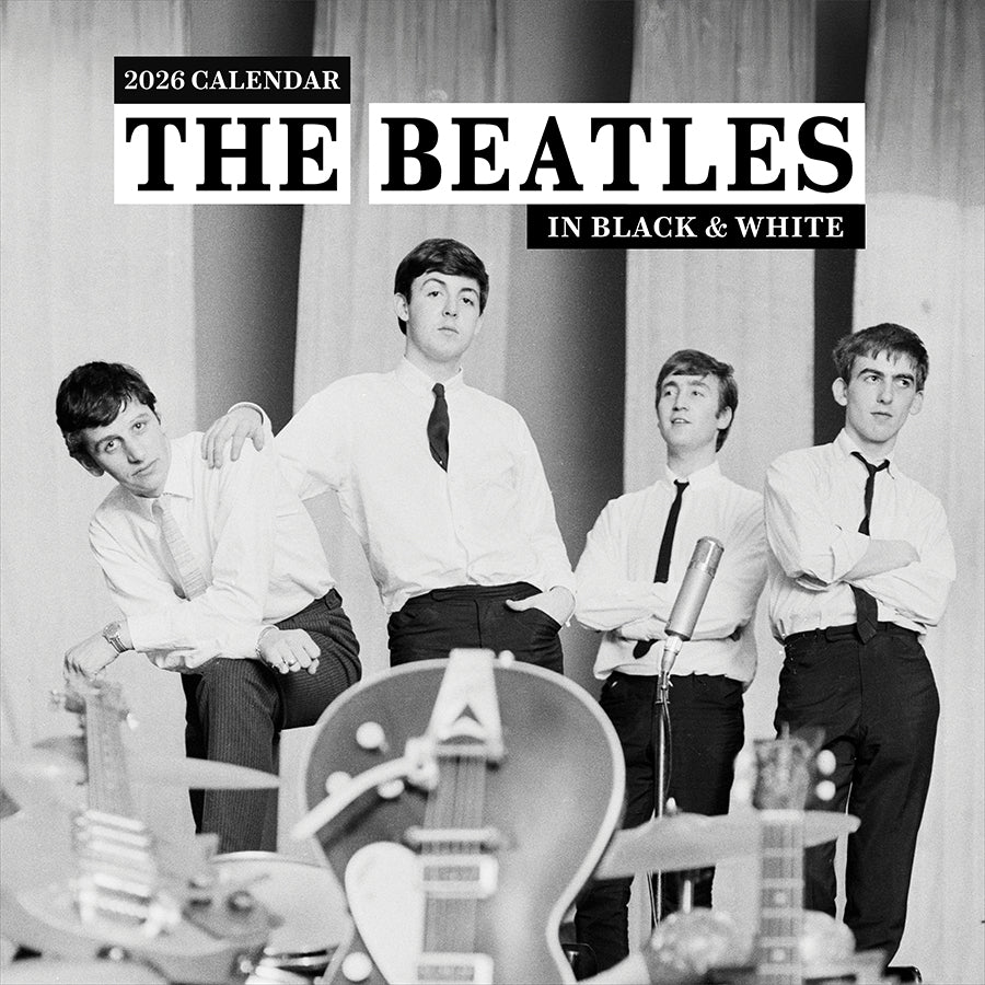 2026 The Beatles: Black & White Wall Calendar - Image 5