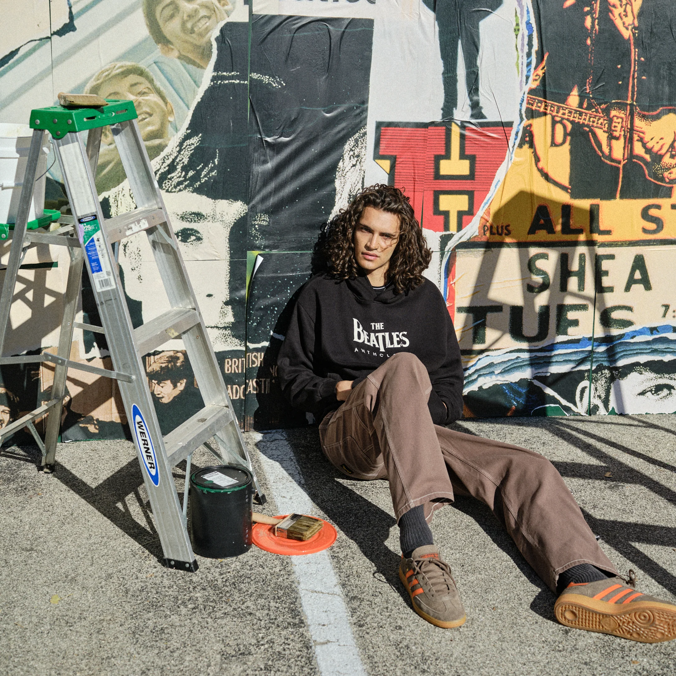 Anthology Black Logo Hoodie - Image 4
