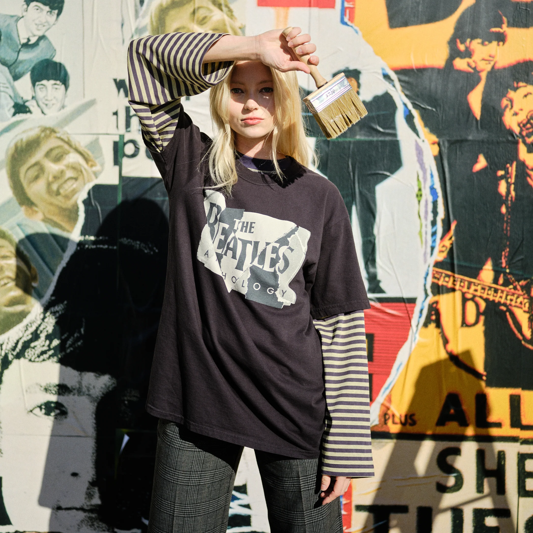 Anthology Black Logo T-Shirt - Image 4