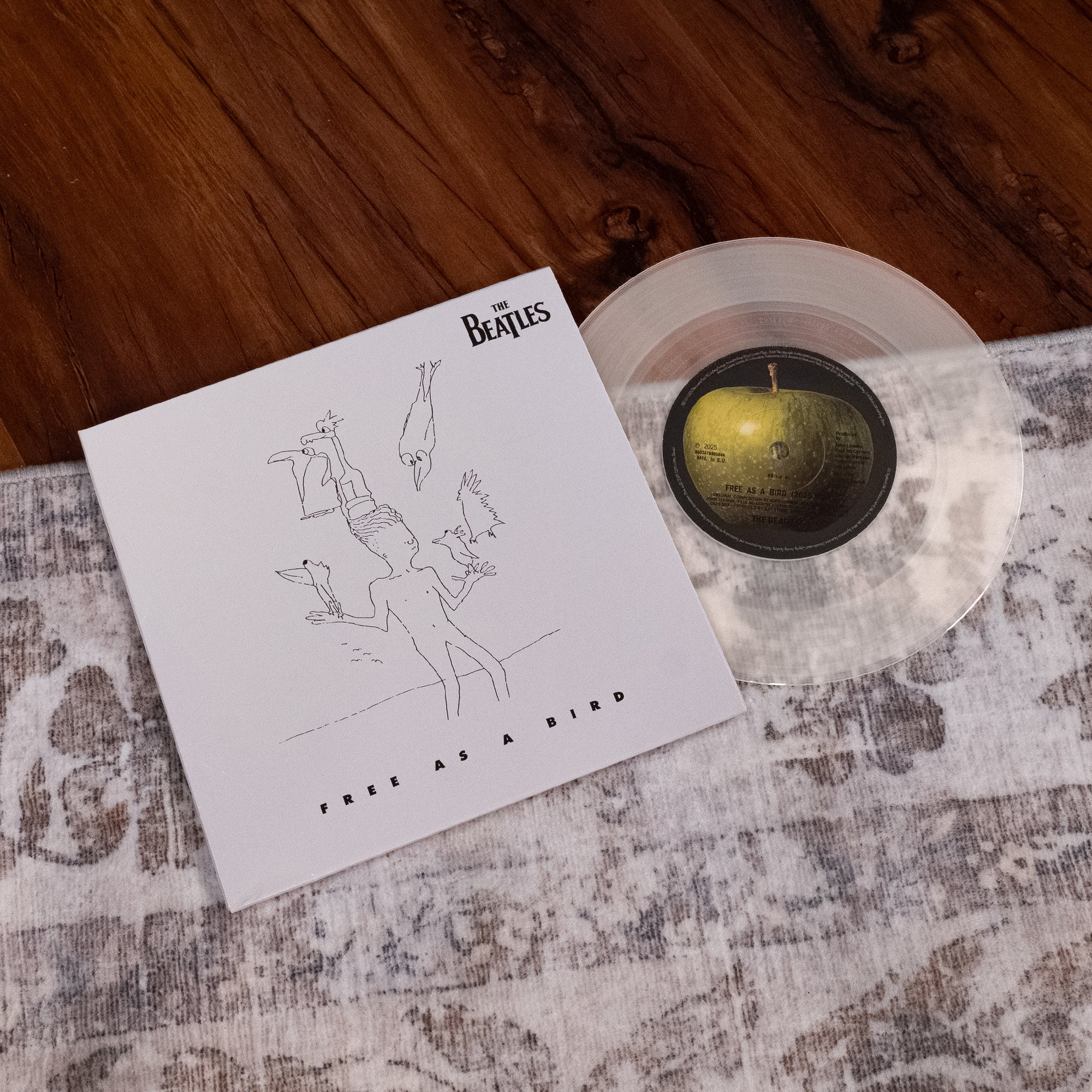 Free As A Bird / Real Love [2025 Mixes]: 7" Vinyl - Image 3