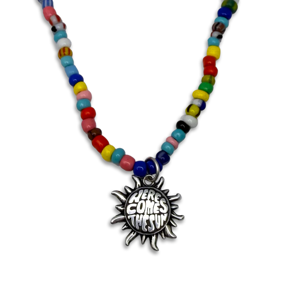 Here Comes The Sun Beaded Necklace