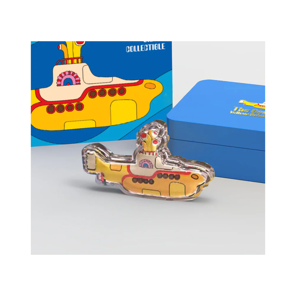 Limited Edition Precious Sounds Yellow Submarine Silver Collectible Coin - Image 7