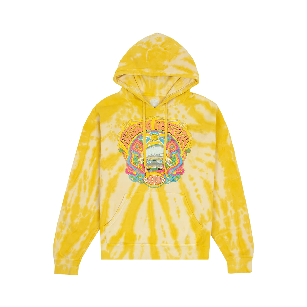 Magical Mystery Tour Yellow Tie Dye Hoodie