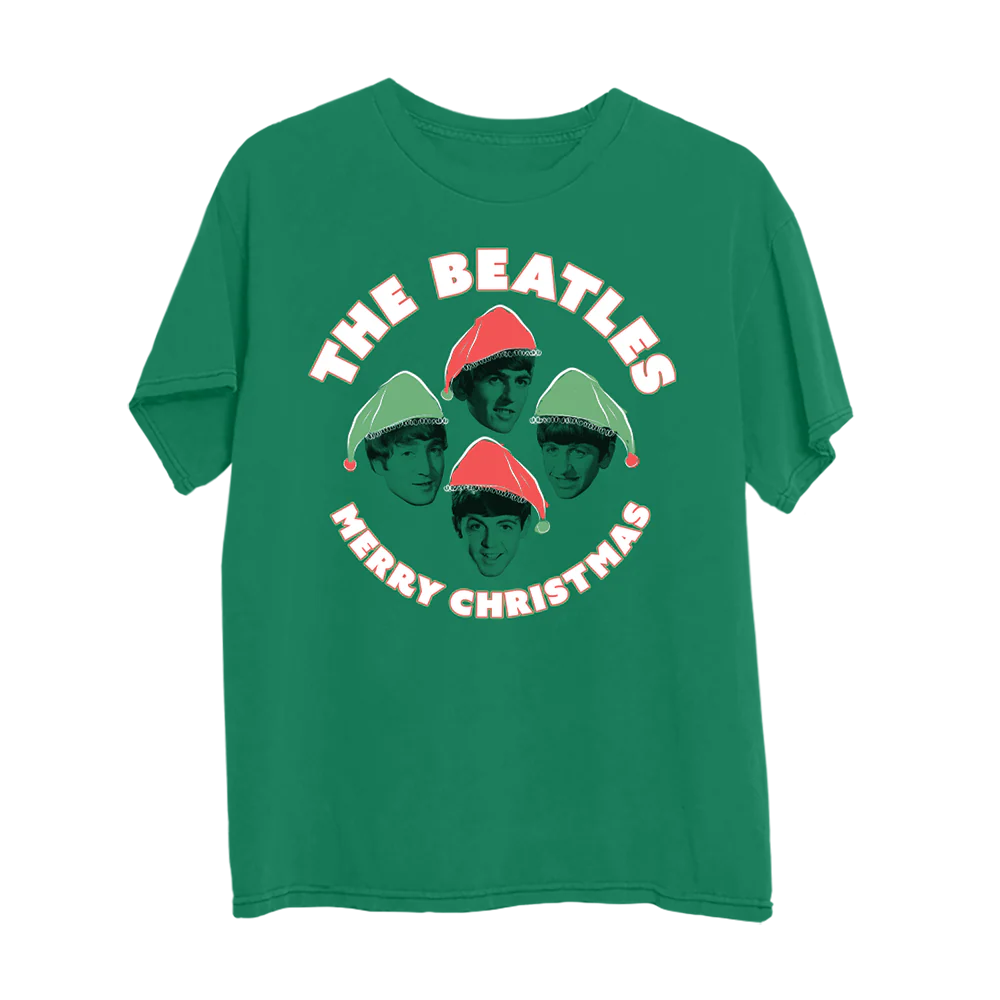 Merry Christmas Green T-Shirt