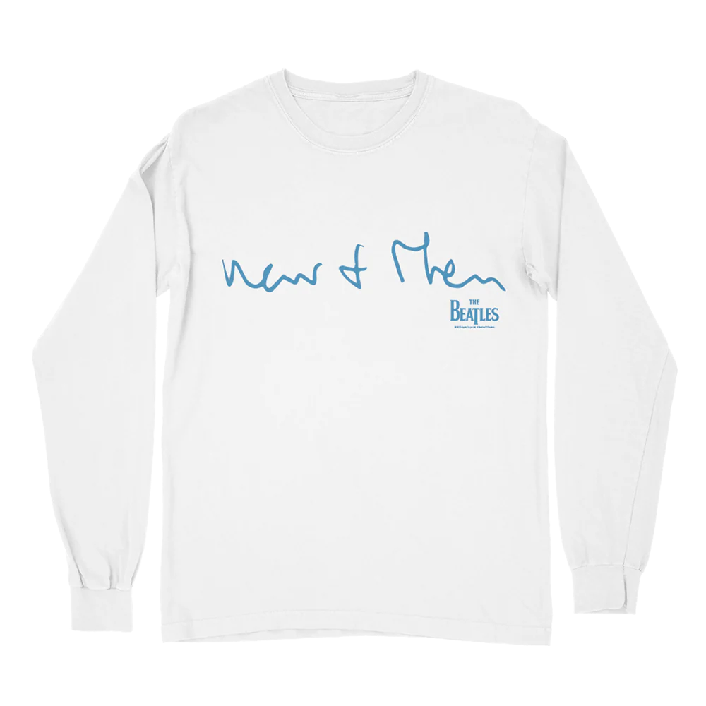 Now and Then Clock White Longsleeve Shirt