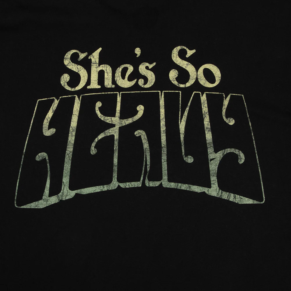 She's So Heavy Black T-Shirt - Image 4