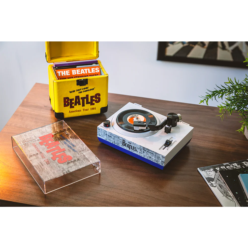 The Beatles x Crosley 3" Bluetooth Turntable Player with Carrying Case - Image 15