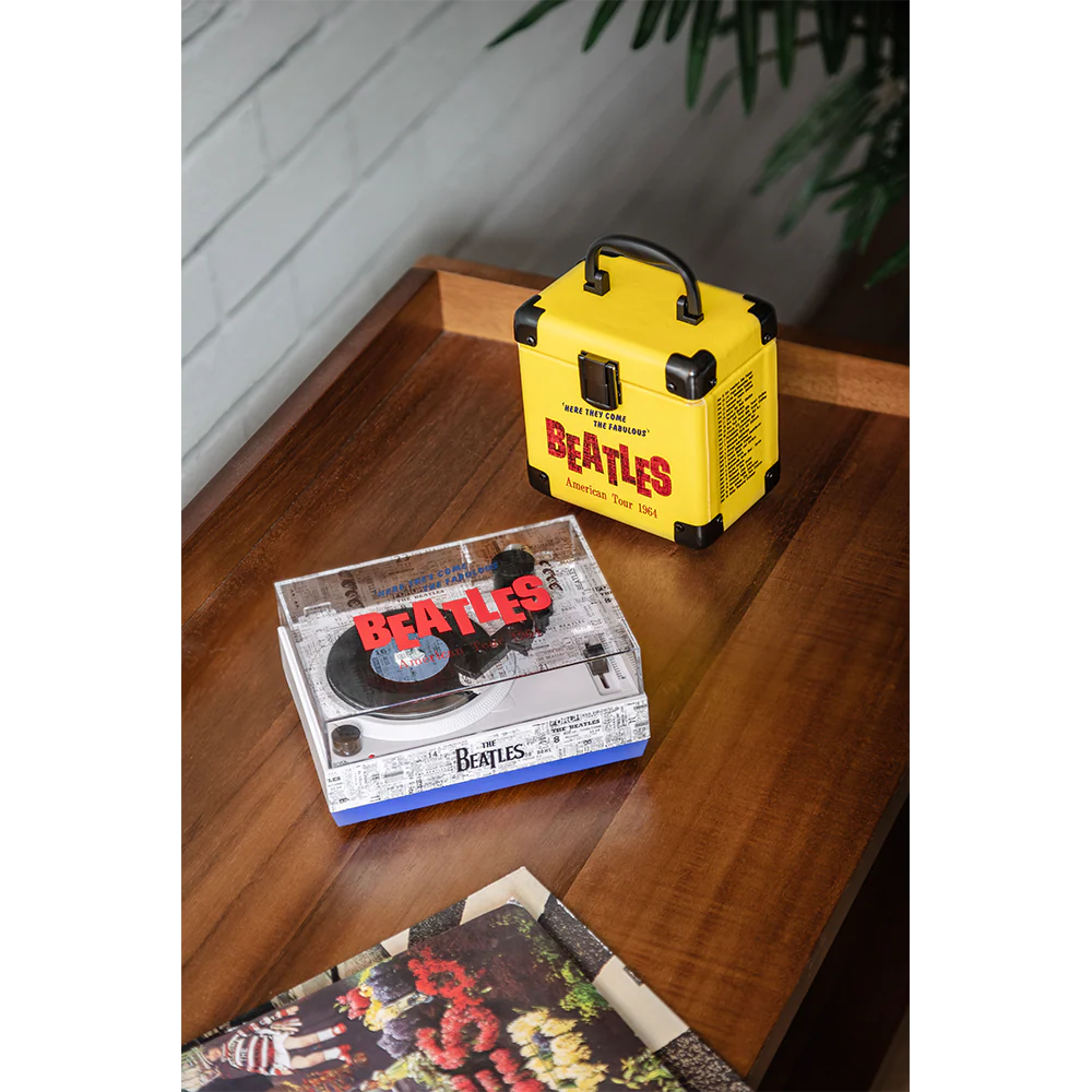 The Beatles x Crosley 3" Bluetooth Turntable Player with Carrying Case - Image 16