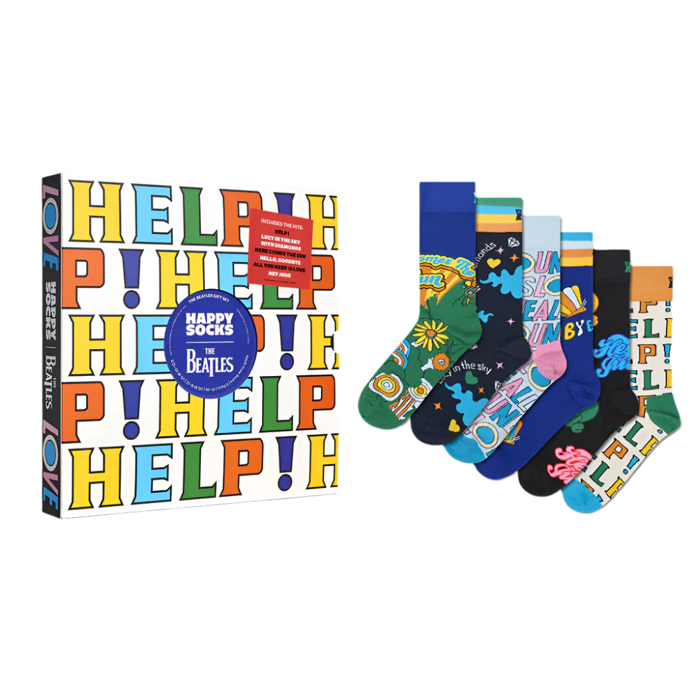 The Beatles x Happy Socks Gift Set (6 Pack) - Image 3
