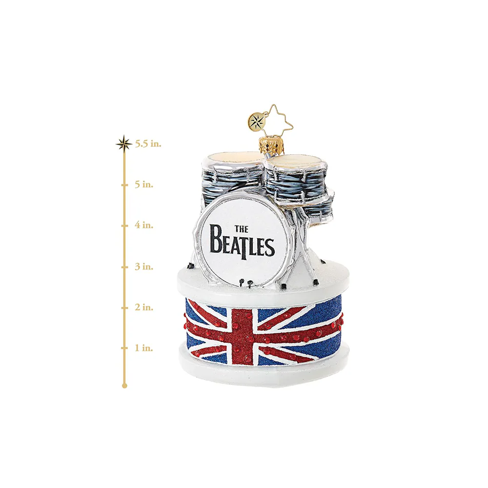 The Beatles x Radko Ringo Drum Set Ornament - Image 2