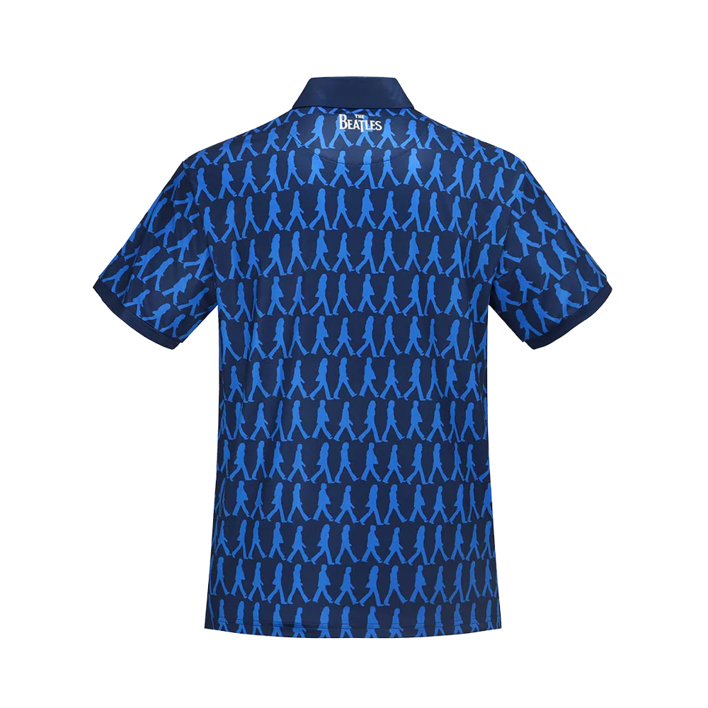 The Beatles Abbey Road Blue Dry-Fit Polo - Image 2