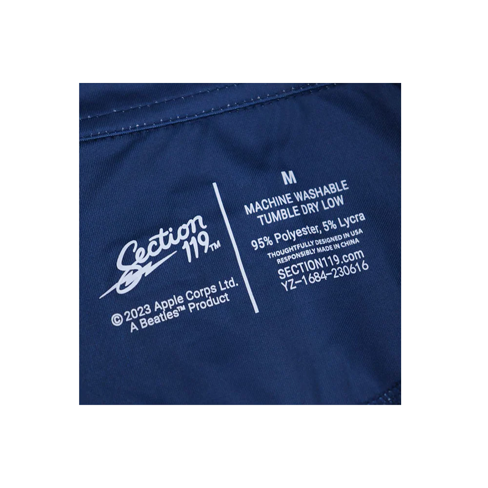 The Beatles Abbey Road Blue Dry-Fit Polo - Image 5