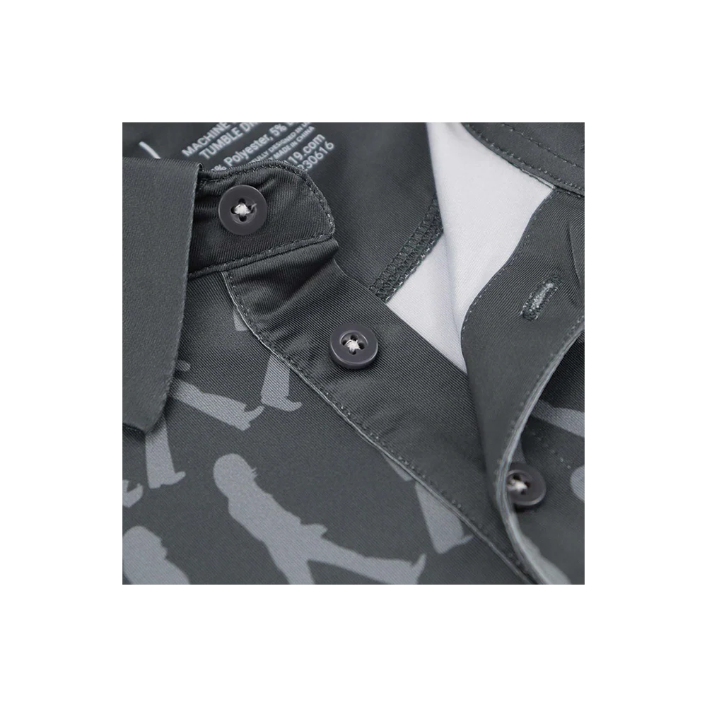 The Beatles Abbey Road Grey Dry-Fit Polo - Image 5