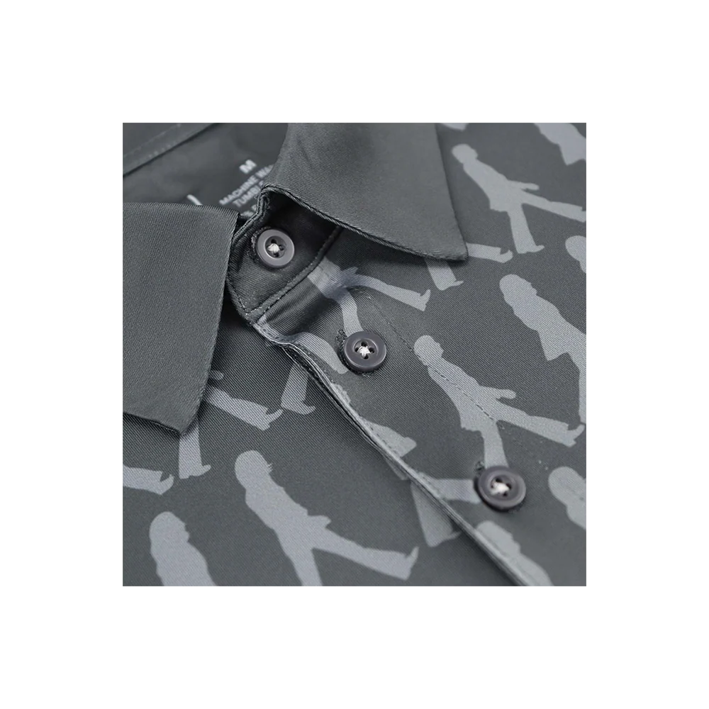 The Beatles Abbey Road Grey Dry-Fit Polo - Image 7