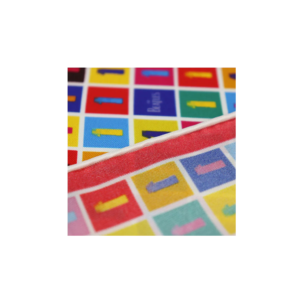 The Beatles Color Check Pocket Square - Image 4
