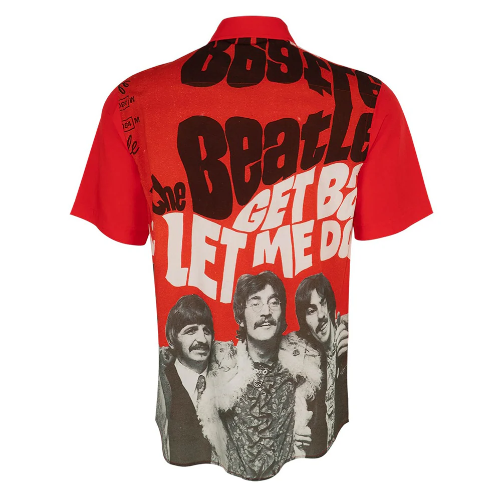 The Beatles Get Back Short Sleeve Button Down - Image 2